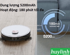 Robot hút bụi lau nhà Ecovacs Deebot OZMO T8 - Bản Quốc Tế - Chính hãng