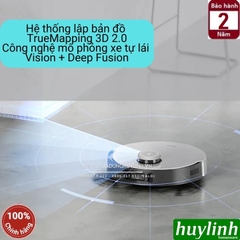 Robot hút bụi lau nhà thông minh Ecovacs Deebot X1 Turbo [DEX11 TURBO] - Bản quốc tế - Tự động hút - lau - giặt giẻ và sấy khô