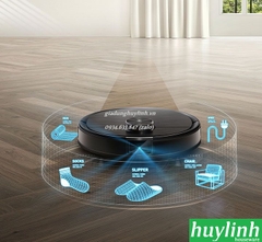 Robot hút bụi lau nhà Ecovacs Deebot OZMO T8 AIVI [DBX11-11] - Quốc Tế - Chính hãng