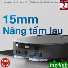 Robot hút bụi lau nhà tự động Ecovacs X5 PRO - tự động lau nhà, đổ rác, giặt giẻ - Chính hãng