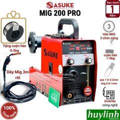 Máy hàn 3 chức năng Sasuke MIG 200 PRO - Tặng cuộn dây 0.5kg [hàn cuộn 1 - 5 kg]