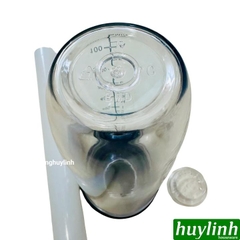 Bộ Shaker nhựa - trà chanh giã tay 700ml - 1000ml - Shaker 4 mảnh