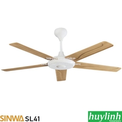 Quạt trần cánh nhựa Sinwa SL41 - SL43 - 5 cánh - Có Remote