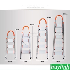 Thang ghế Inox Nikita IN05 - 5 bậc - 1.2 mét