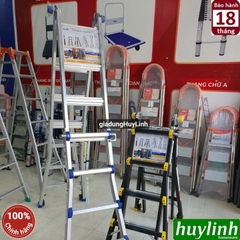 Thang nhôm gấp - trượt đa năng Nikawa NKE-45 - cao nhât 5.28 mét - 5x2 bậc