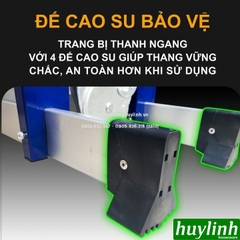 Thang nhôm gấp 4 đoạn 4 bậc Nikita T44XD - 4.7 mét