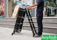 Thang nhôm gấp 4 đoạn Advindeq ADM104 - 4.6 mét