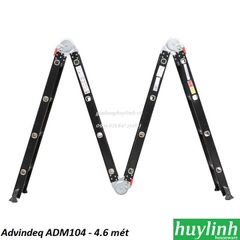 Thang nhôm gấp 4 đoạn Advindeq ADM104 - 4.6 mét