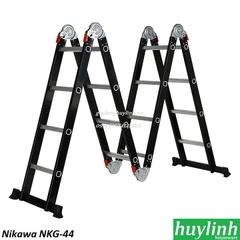 Thang Nhôm Gấp 4 Đoạn Nikawa NKG-44 - 4.6 Mét