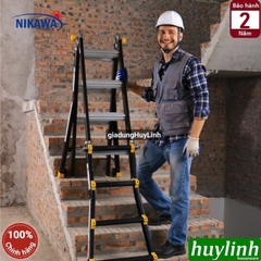 Thang nhôm gấp - trượt đa năng Nikawa NKB-45 - tối đa 5.28m