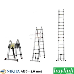Thang nhôm rút đôi chữ A Nikita AI56 - 5.6 mét