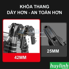 Thang nhôm rút đôi chữ A Nikita NKT-AR56 - 5.6 mét - Có bánh xe - Tải trọng 350kg