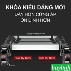 Thang nhôm rút đôi chữ A Nikita NKT-AR50 - 5 mét - Có bánh xe - Tải trọng 350kg