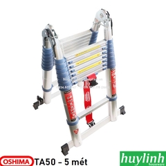 Thang nhôm rút đôi chữ A Oshima TA-50 - 5 mét