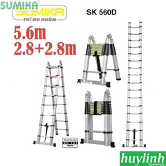 Thang nhôm rút đôi Sumika SK560D - 5.6 mét