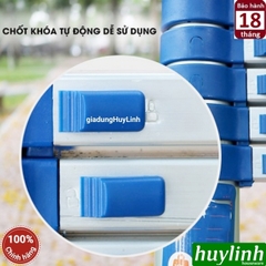 Thang nhôm rút đôi chữ A Nikawa NK-50AI PRI - 5 mét - Có bánh xe