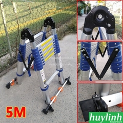 Thang nhôm rút đôi chữ A Sumika SKB500D - 5 mét
