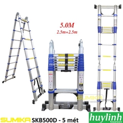 Thang Nhôm Rút Đôi Chữ A Sumika SKB500D - 5 Mét