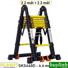 Thang nhôm rút đôi chữ A Sumika SKS440D - 4.4 mét - Tải trọng 300kg