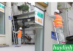 Thang nhôm rút đơn Advindeq ADT212B - 3.8 mét - Tặng chốt chống kẹt tay