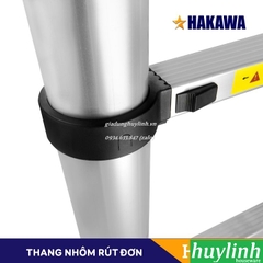 Thang nhôm rút đơn Hakawa HK-144 - 4.4 mét
