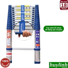 Thang nhôm rút đơn Nikawa NK-38 NEW - 3.8 mét - Tặng đệm cao su