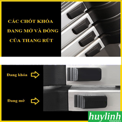 Thang nhôm rút đơn Nikita R58 - 5.8 mét