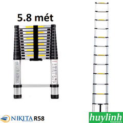 Thang nhôm rút đơn Nikita R58 - 5.8 mét