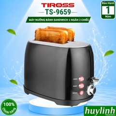 Máy nướng bánh mì sandwich Tiross TS9659 - 800W