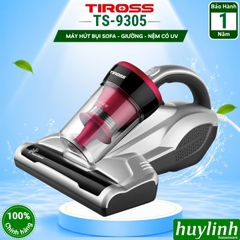 Máy hút bụi trên giường, sofa diệt khuẩn UV Tiross TS9305 - Độ rộng 22cm - 400W