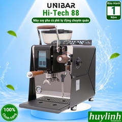 Máy pha cà phê Unibar Hi-Tech 88 - tích hợp máy xay cafe - 200 ly/ngày