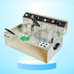 Bếp chiên nhúng đôi ngập dầu ETON ET-ZL2 - 6 lít + 6 lít - Hàng chính hãng