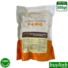 Vụn dừa nướng Jimconut (Jimnya) 500gr và 1kg - sử dụng làm topping trà sữa - nguyên liệu pha chế