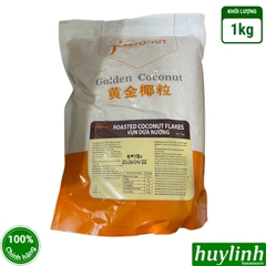 Vụn dừa nướng Jimconut (Jimnya) 500gr và 1kg - sử dụng làm topping trà sữa - nguyên liệu pha chế