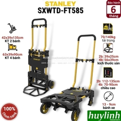 Xe Đẩy Hàng Đa Năng 2 Và 4 Bánh Stanley SXWTD-FT585 (70/140kg)