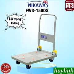 Xe Kéo Đẩy Hàng Sàn Nhựa Nikawa FWS-150DS - Tải Trọng 150kg - Mẫu Mới Êm Hơn