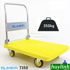 Xe đẩy hàng sàn nhựa Sumika T350 - Tải trọng 350kg