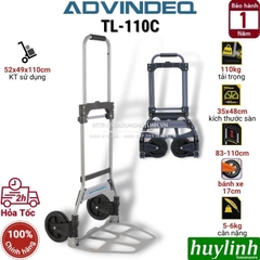 Xe đẩy hàng 2 bánh rút gọn Advindeq TL-110C - Tải trọng 110kg