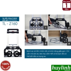 Xe đẩy hàng 2 bánh gấp gọn Advindeq TL-Z160 - tải trọng 160kg