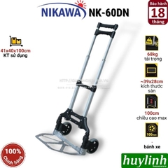 Xe kéo đẩy hàng 2 bánh Nikawa NK-60DN - Tải trọng 60kg