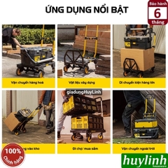 Xe đẩy hàng đa năng 2 và 4 bánh Stanley SXWTD-FT585 (70/140kg)