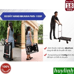 Xe kéo đẩy hàng gấp gọn Nikawa FWS-100F - Tải trọng 137kg