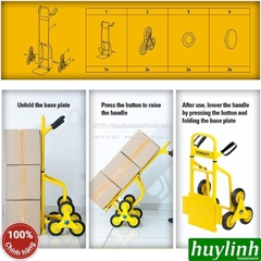 Xe kéo đẩy hàng leo cầu thang Stanley SXWTD-FT521 - Tải trọng 120kg