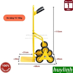 Xe kéo đẩy hàng leo cầu thang Stanley SXWTD-FT521 - Tải trọng 120kg