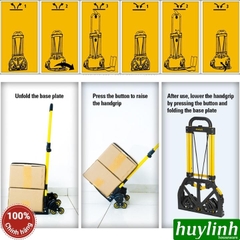 Xe kéo đẩy hàng leo cầu thang Stanley SXWTD-FT584 - 30/60kg