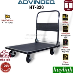 Xe kéo đẩy hàng sàn thép Advindeq HT-320 - Tải trọng 320kg