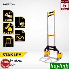 Xe kéo đẩy hàng 2 bánh khung nhôm Stanley SXWTD-FT516 - tải trọng 60kg