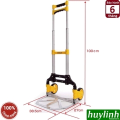 Xe kéo đẩy hàng 2 bánh khung nhôm Stanley SXWTD-FT516 - tải trọng 60kg