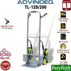 Xe Kéo Đẩy Hàng Leo Cầu Thang Advindeq TL-120/200 - Tải Trọng 120/200kg