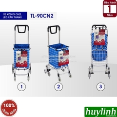 Xe kéo đi chợ leo cầu thang Advindeq TL-90CN2 - Tải trọng 60kg